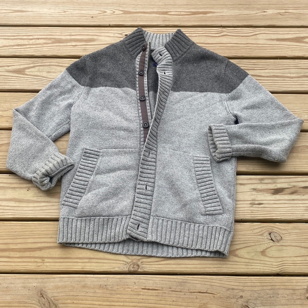 The North Face Gray Zip Up Sweater